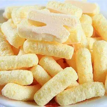 corn puff snacks food double screw extruder production line puff corn snacks making manufacturing machine