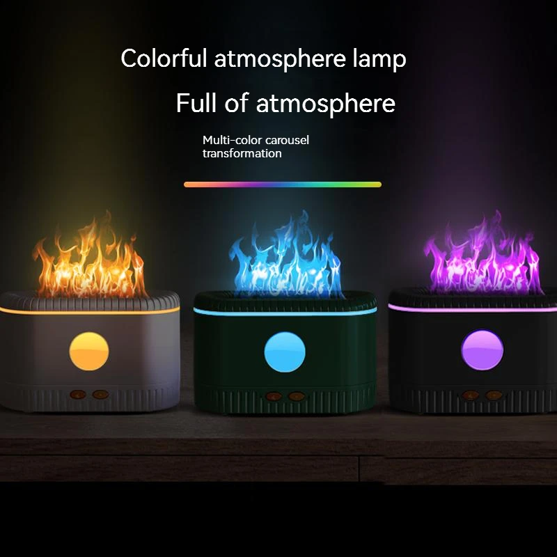 2022 новый креативный диффузор с пламенем увлажнитель воздуха hot volcano usb аромадиффузор для духов и масла