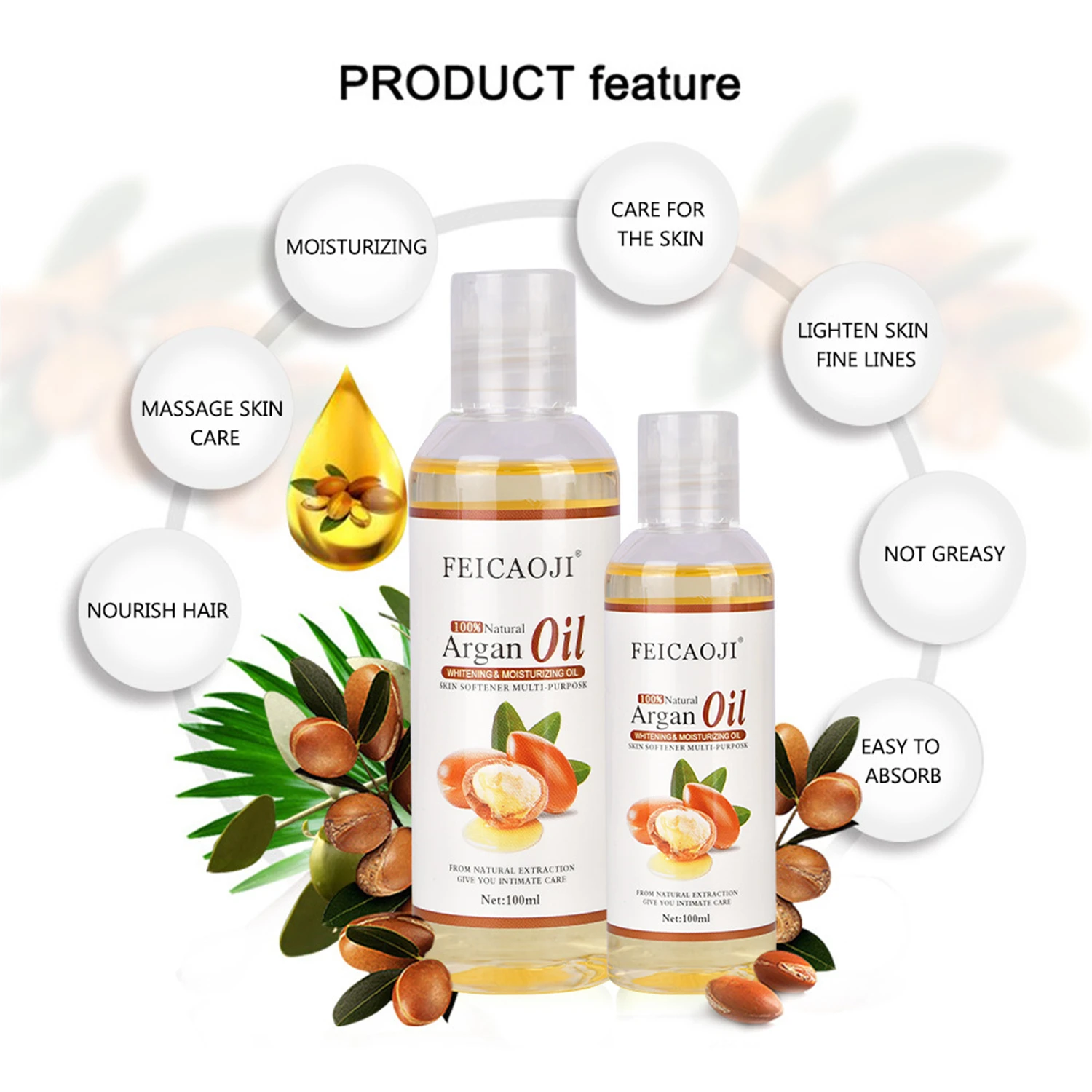 Wholesale Natural Plant Extract Body Massage Essential Oils Moisture Young And Firm Skin Oil