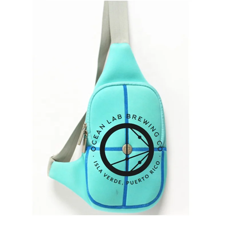 customized logo bag straps shoulder neoprene crossbody bag Sling crossbody bag backpack for men and women