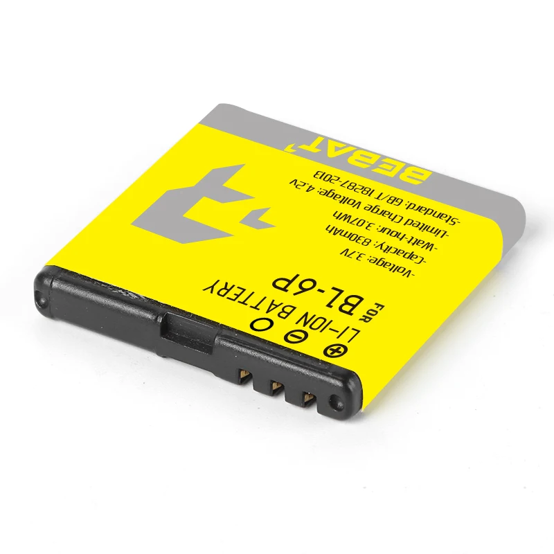 12 Months Warranty BL-6P Battery for Nokia 6500c 7900 5100 Cell Phones