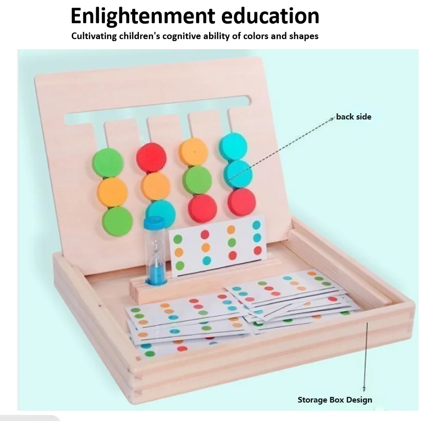 Wholesale Math Counting Wooden Montessori Toys Early Educational Toys for Kids