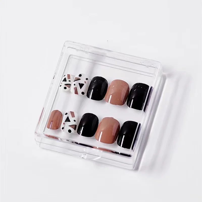 Press on nails with rhinestones Wholesale vendor Private Label press on nails packaging box