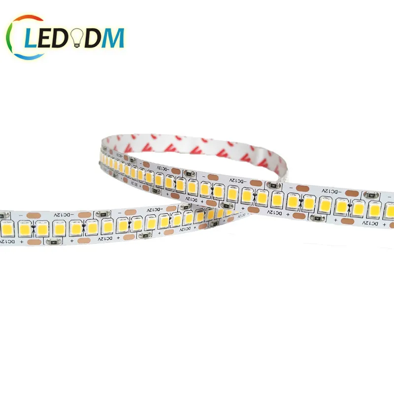 high brightness 12v 24v smd2835 led strip 120led 240led 18w 6500k led tape