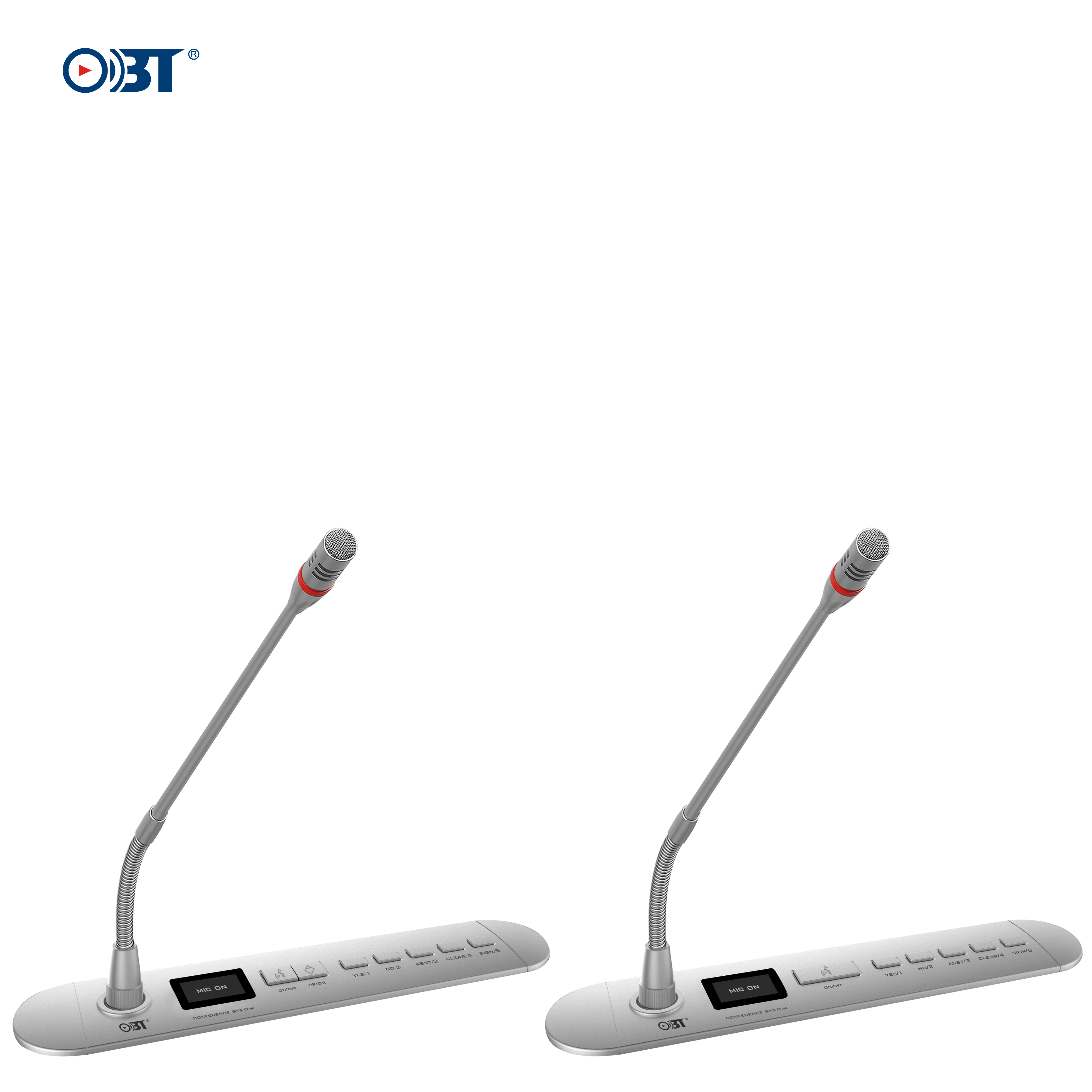 master unit power supply real-time check-in function twistable condenser microphone