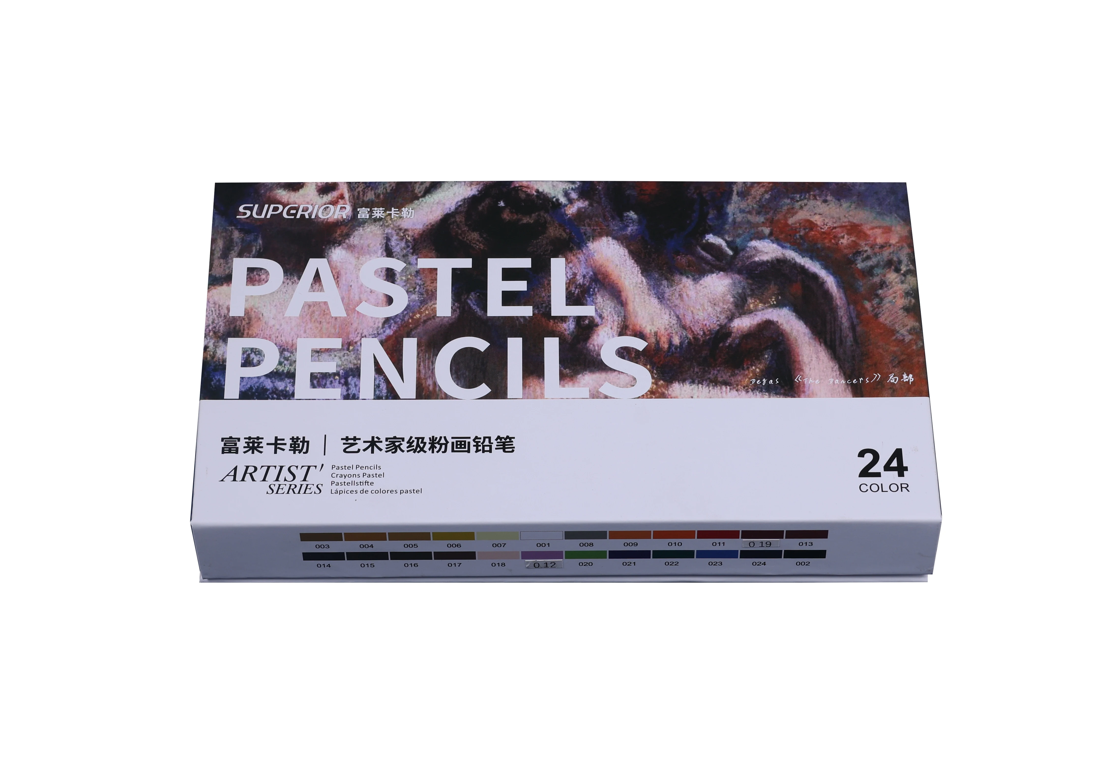 Pastel Pencil Set with Vibrant Color Sketch Charcoal Pencils for Drawing Painting