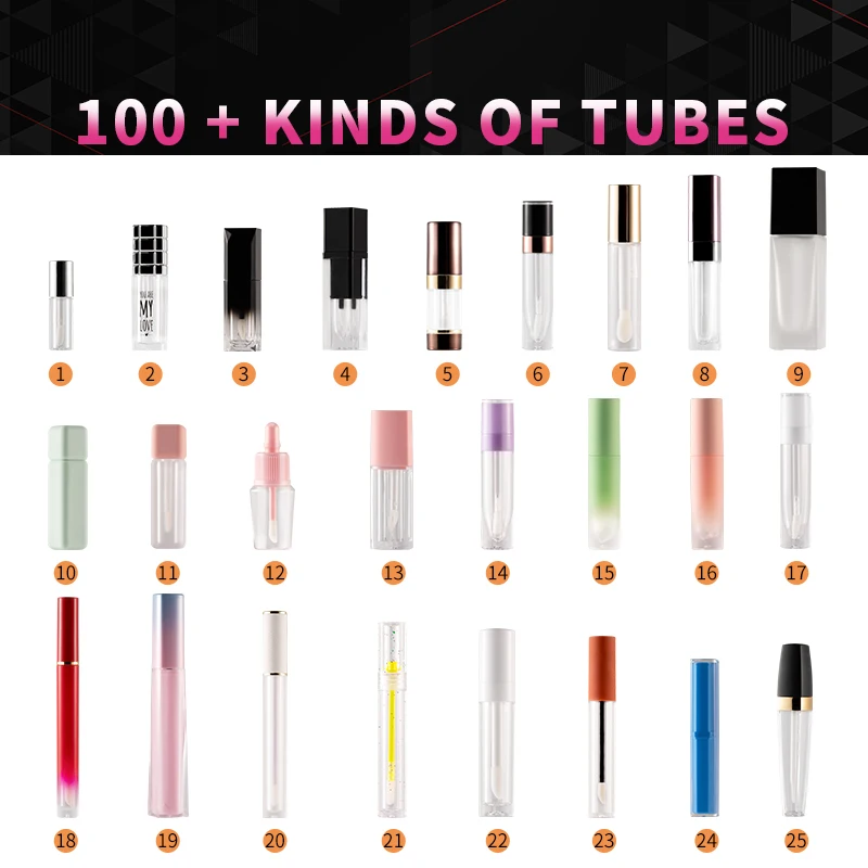 Luxury Wholesale Custom Logo Cosmetic Lip Gloss Bottle Bulk Vegan 33 Color Lip Gloss Vendor With Custom Private Label