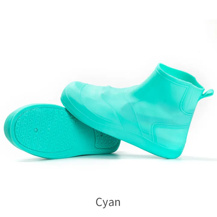 Hot Selling Silicone Rain Boot Cover Rain Reusable Waterproof Protection Rain Boot Cover Ladies Men Non-Slip Sneaker Cover