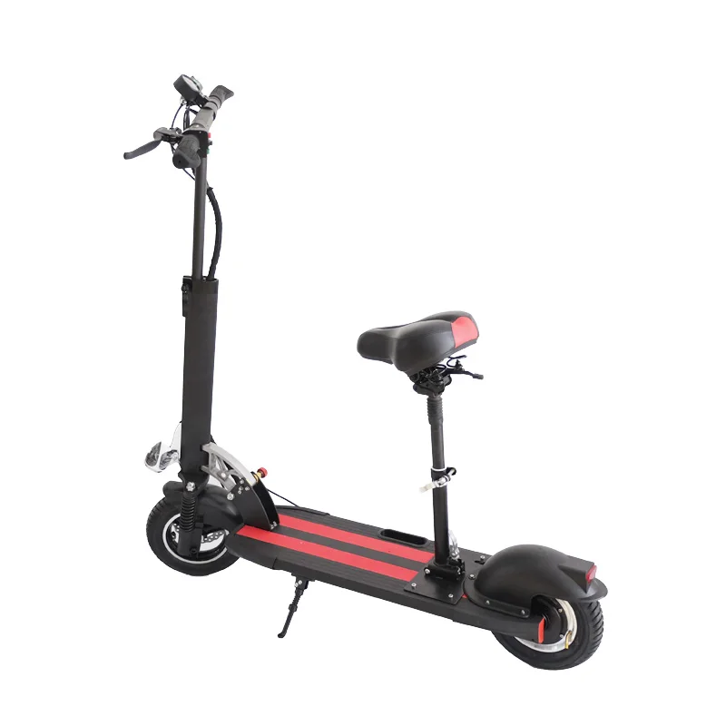 Dual Wheel Shock Absorber Scooter 48V Electric Scooter 500W Mini Electric Scooter Foldable with Seat
