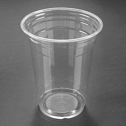 Одноразовые прозрачные пластиковые чашки с крышкой для молочного коктейля, 16 унций, 500 мл