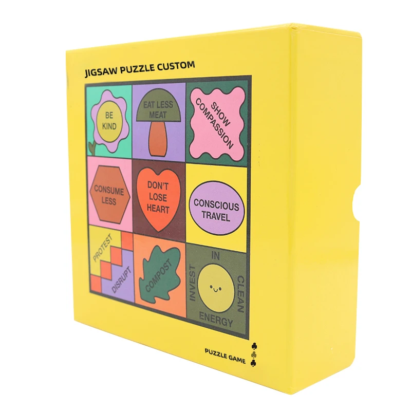  New Products Personalized Letter Puzzle 1000 500 Piece Printer Piecemeal Free