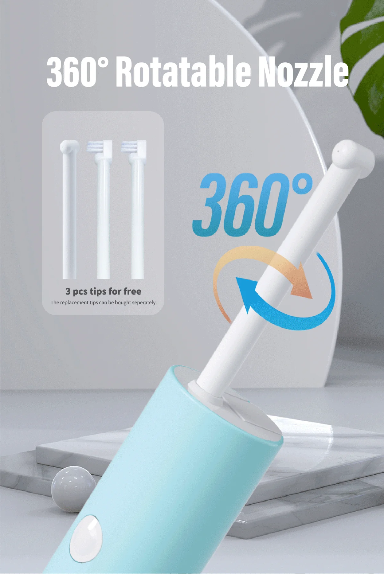 Home and Travel Dental Plaque Remover Dental Care irrigator Professional Water Flosser