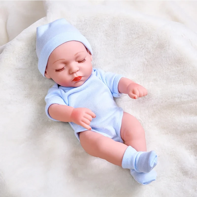 12 дюймов новая кукла реборн 30 см Реалистичная девочка Bebe Baby Doll с модной одеждой гладкая мягкая кожа виниловые детские игрушки куклы подарок