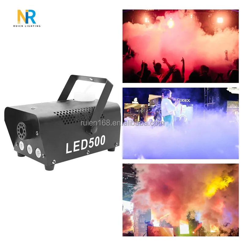 High Quality 3PCS Led 500W Smoke Machine RGB Wireless Control Fog Machine