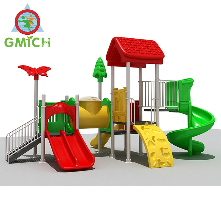 JMQ-G001A Top selling colorful school slides set slide used plastic playground slide