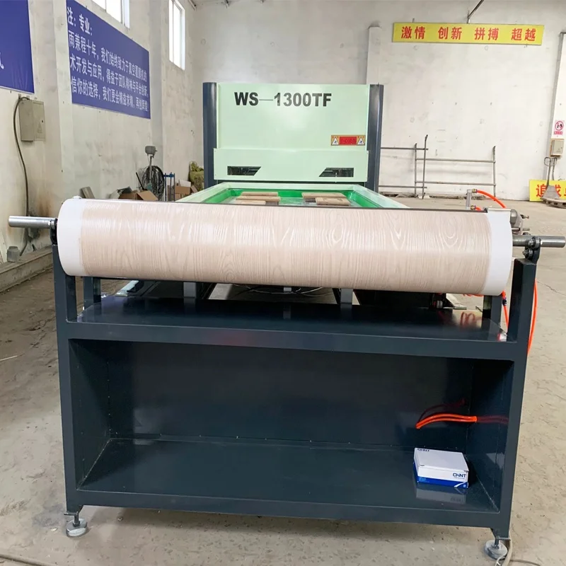  WS1300TF деревообрабатывающая автоматическая дверь MDF ПВХ вакуумная мембранная