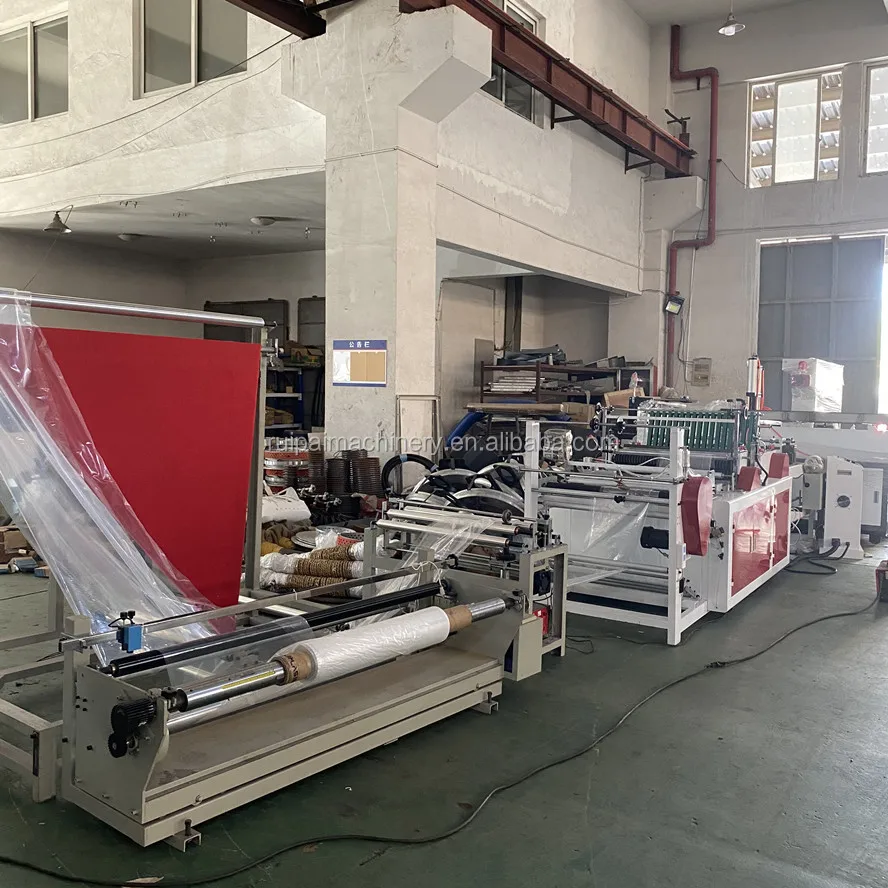 Hot sale Triangle plastic film folding machine with BOPP OPP PE side sealing bag making machine