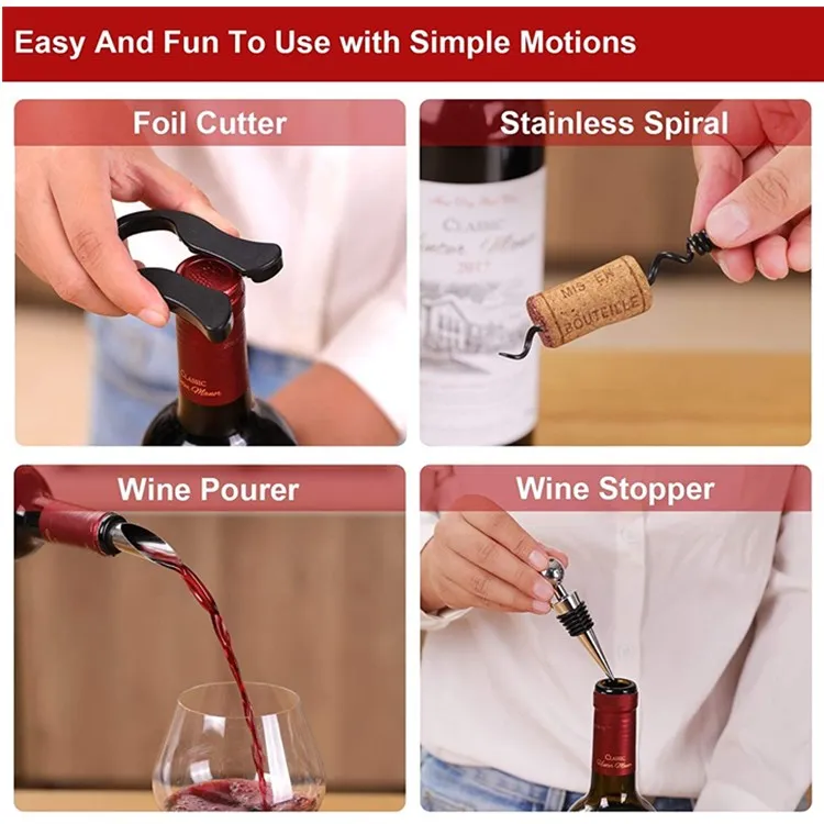 2021 Improved Bottle Corkscrew Luxury Rabbit Vertical Original Wine Opener