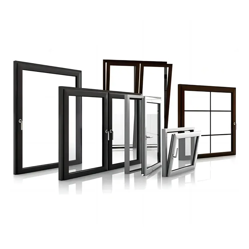 ПВХ UPVC стеклянное окно профиль для окон и