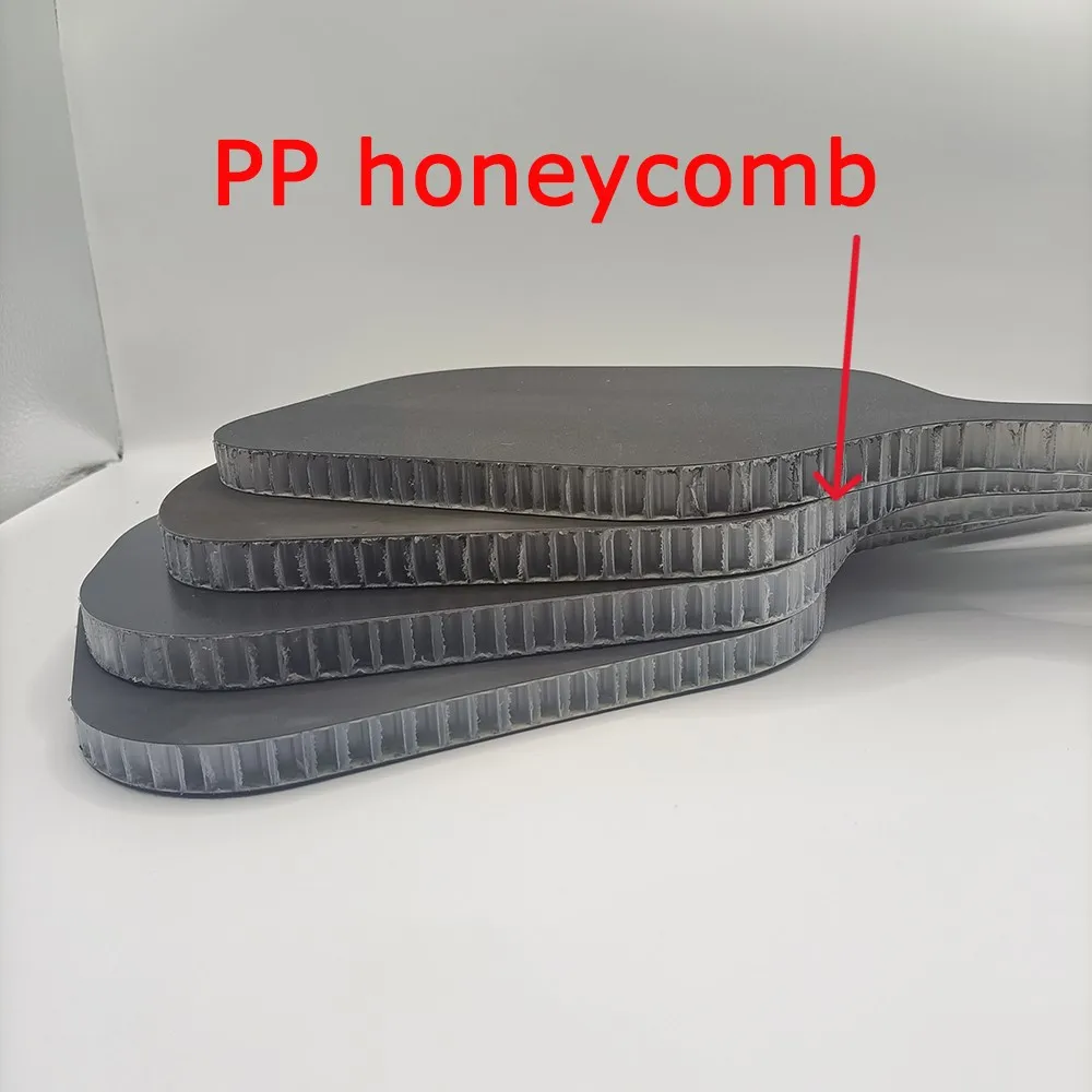 High quality Graphite surface 3K 18K texture 10 13 14 16mm thickness full raw carbon fiber pickleball paddle rackets