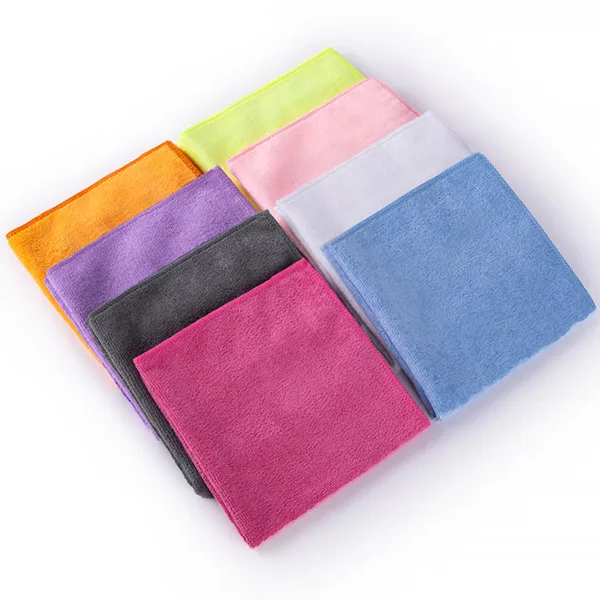 Customized Laser LOGO Wholesale Microfiber Car Cleaning Towel Strong Absorbent Kitchen Tollas Towel Durable Dish Cloths Rags