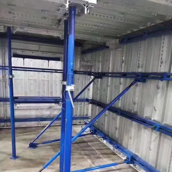 Construction Scaffolding Supports / Braces Adjustable Steel Tube Scaffolding for Construction