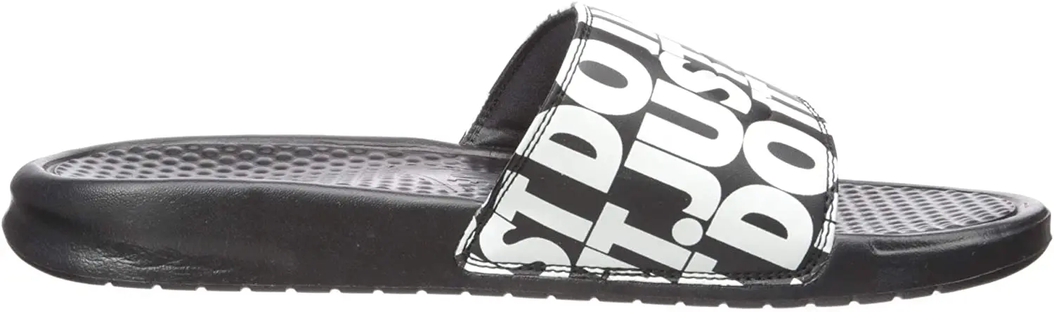 FREE SAMPLE Beach Pool Shoes Black Black White Manufacture Non Slip Wholesale Summer Custom Slide Sandal Men