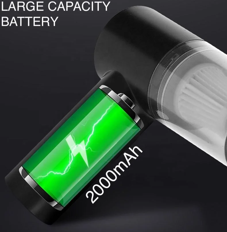 New Mini Rechargeable Wireless Handheld Portable Cordless Car Vacuum Cleaner for Keyboard Laptop Computer Home