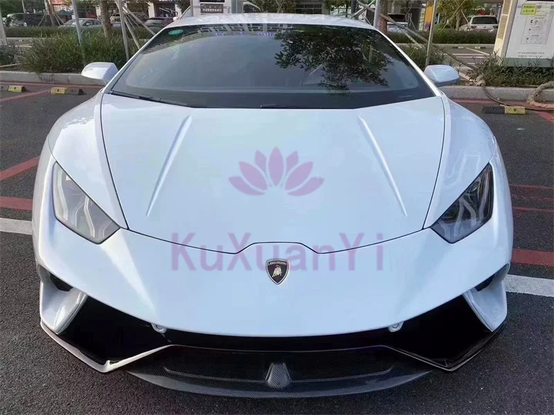 Upgrade Facelift Performance Style Exhaust Engine Cover Car Front Bumper LP610 Body Kit For lamborghini Huracan Bodykit
