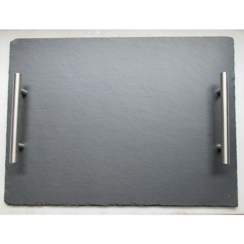 2021 Wholesale New Natural Black Slate Cheese Board