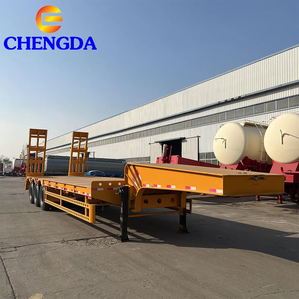 Новый сверхмощный прицеп Lowboy 100 тонн 3 оси