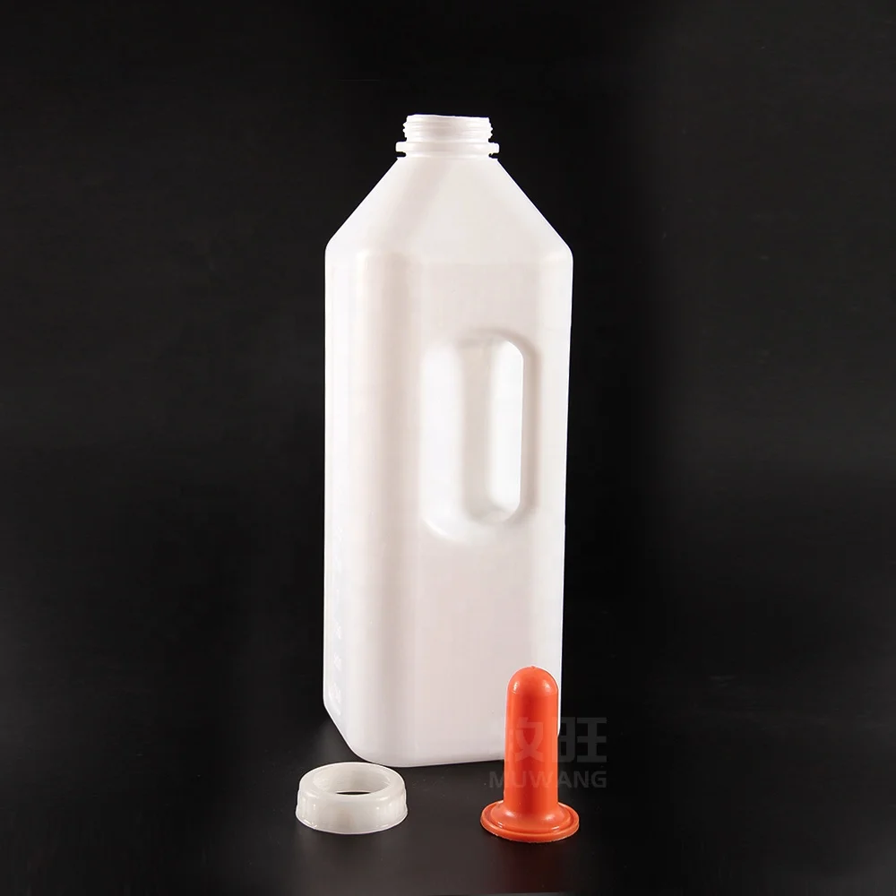 Calf lamb goat Milk Feeder Plastic Milk Bottle 3L Feeding Milk Bottles with Nipple Teats
