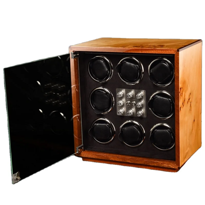 High Grade Wood Design Watch Winder 6 Jewelry Automatic for Motor