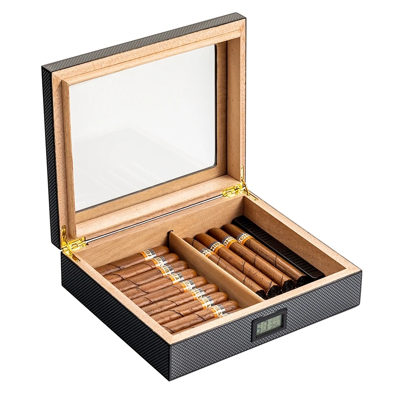 Vanace Wooden Cigar Humidor With Frosted Technique For Sale Used