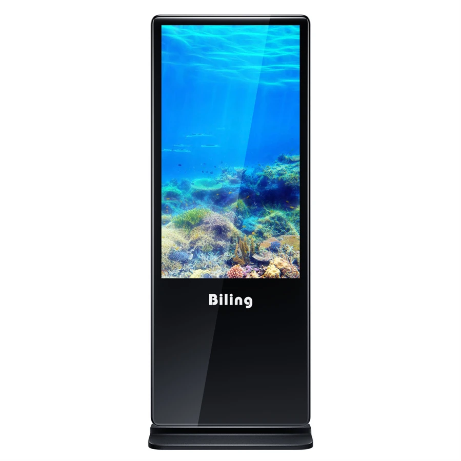 55 Inch Multi Touch Screen Kiosk CMS Floor Standing Information Kiosk Factory Price Touch Kiosk