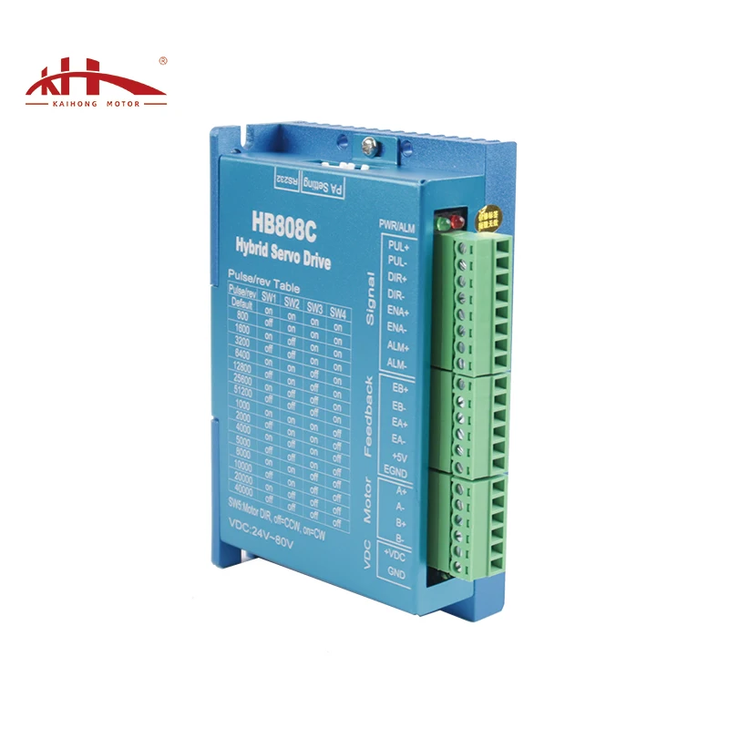 Kaihong HB808C Nema 17 23 24 AC18-80V 2 Phase Closed Loop Stepper Motor Driver for 42 /57/ 60 motor