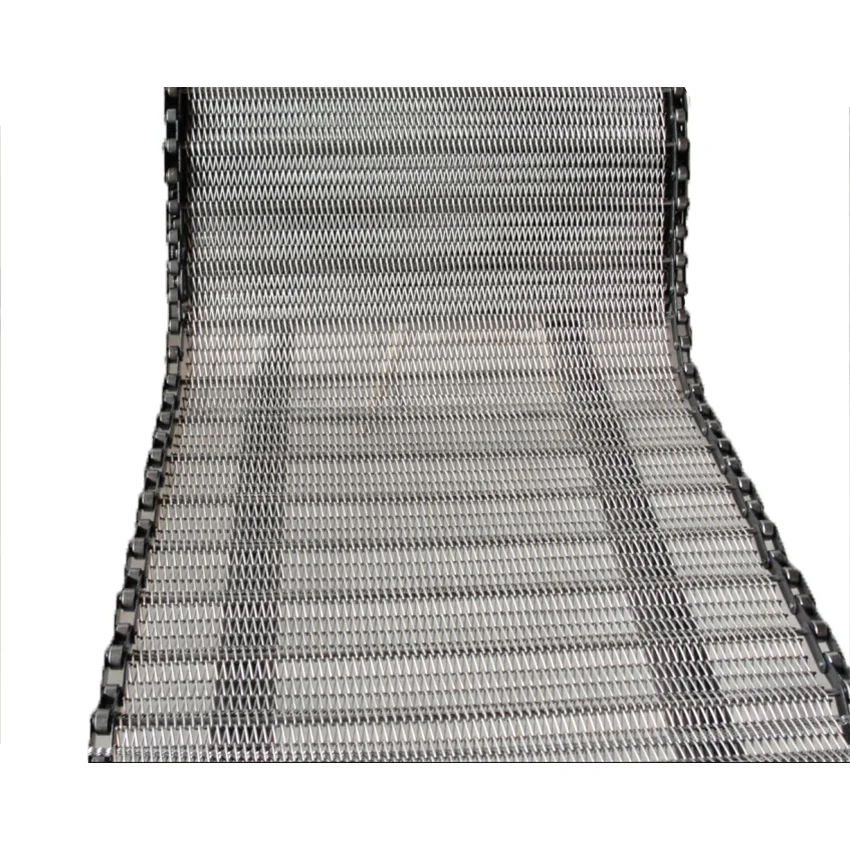 hot sale wire mesh conveyor compound balanced belt for instant noodles