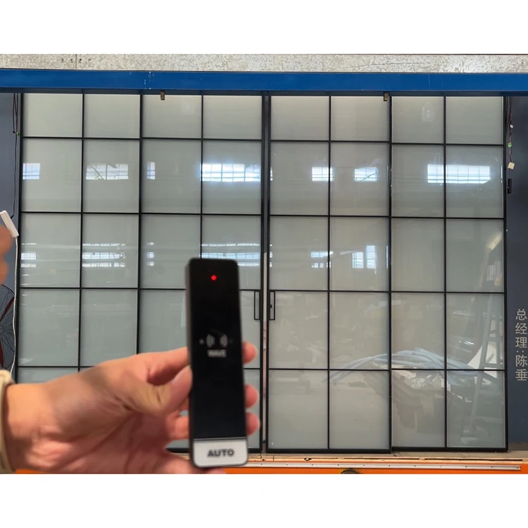 HDSAFE glass sliding door touch button remote control automatic glass door sensor modern electric automatic sliding door system