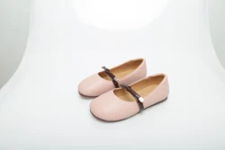 Детская школьная повседневная обувь из коровьей спилковой кожи на мягкой подошве для девочек