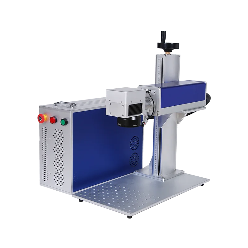Portable small fiber laser 20w 30w 50w Max Raycus JPT desktop fiber laser marking machine for sale