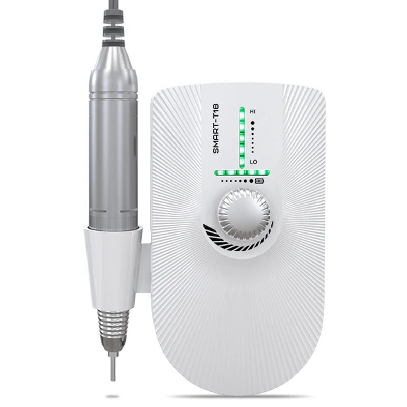 Mini Cordless Professional Electric File Nail Drill Manicure 35000rpm Quick Clean