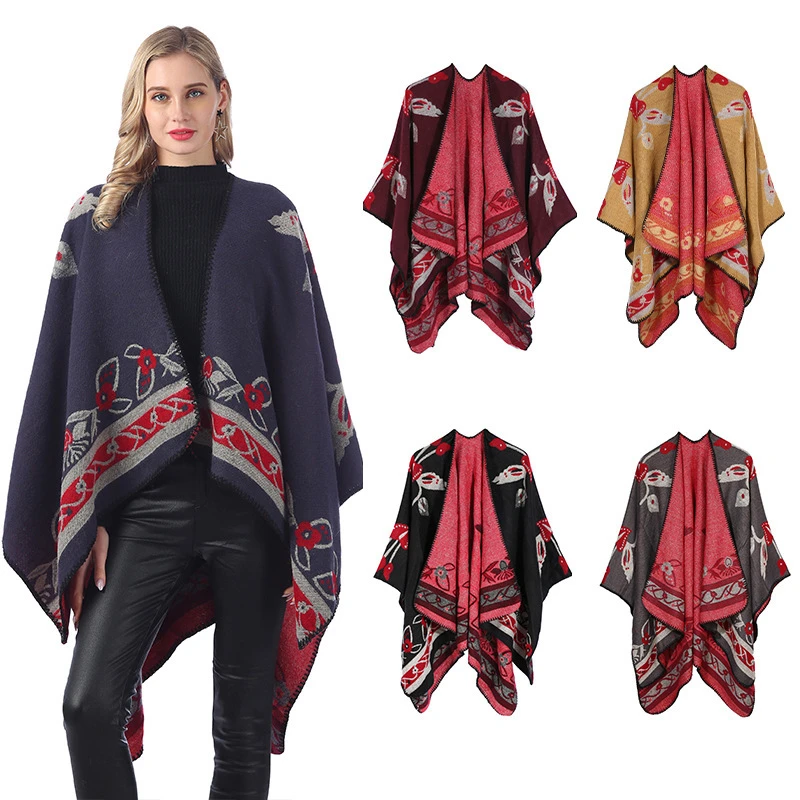 
Hot sale other scarves to keep warm Cheap Factory Price winter poncho shawls for women poncho scarf With Discount in stock 
