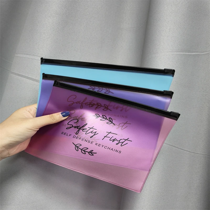 Pvc Jewelry Frosted Plastic Bag With Slider Zipper Frosted Zipper Poly Bag With Your Logo - Buy Zip Lock