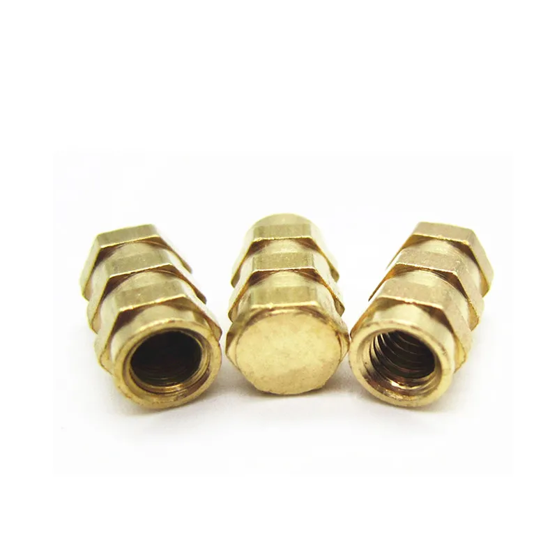 Латунь Шестигранная гайка с шестигранной головкой типа