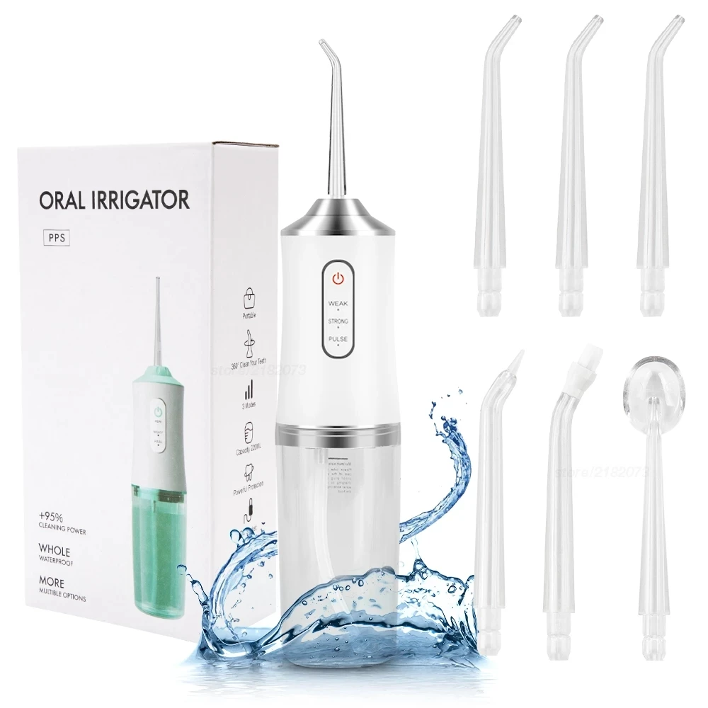 Oral Irrigator USB Rechargeable Water Flosser Portable Dental Water Jet Waterproof water flosser