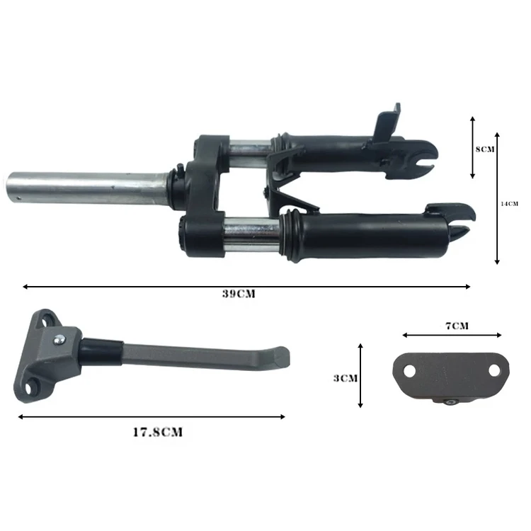 10inch Electric Scooter Hydraulic Shock Absorber Kit for MAX G30 scooter accessories Front Fork Front Suspension
