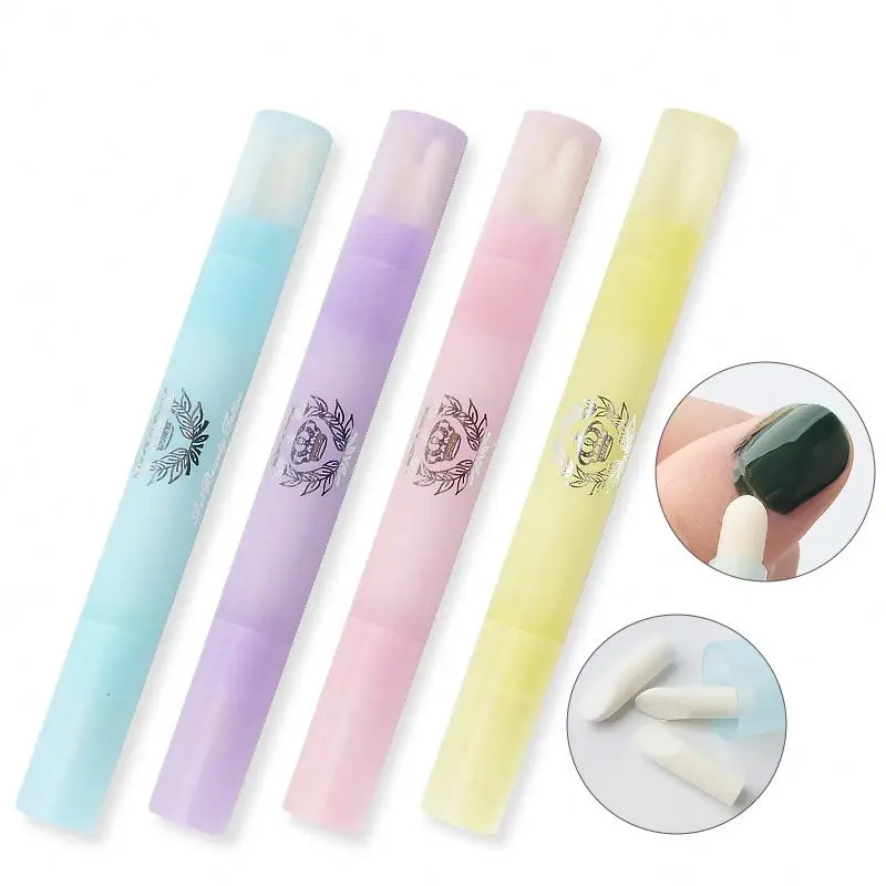 Cleaner Erase Removal Mistake Refillable Manicure Tools Gel Nail Polish Remover Pen with 3Pcs Replacement Tips