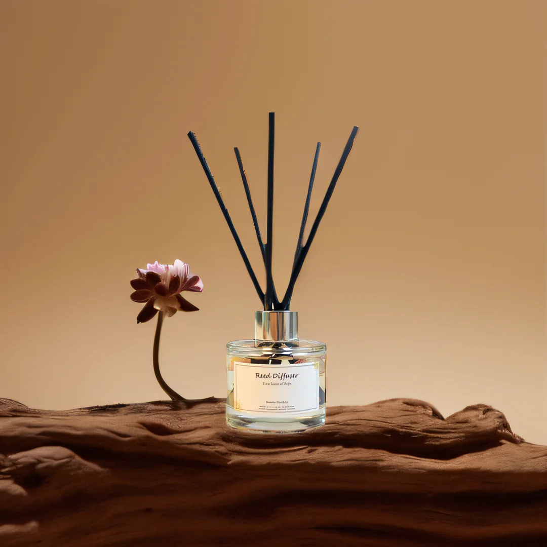 CNUS Wholesale Customize 100ml 250ml Glass Bottle Natural Flower Room Scenting Air Luxury Gift Set Reed Diffuser