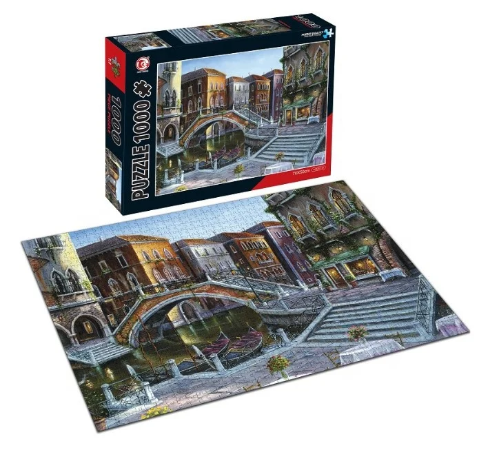 
26 Styles DIY 1000 pieces Assembling Landscape Paper Jigsaw Puzzles toys For Kids And Adult 