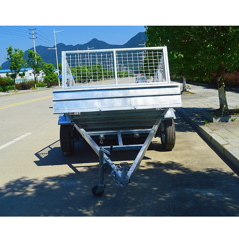 
 Открытая коробка GINO, одноосный сварной прицеп, лошадиный ящик  